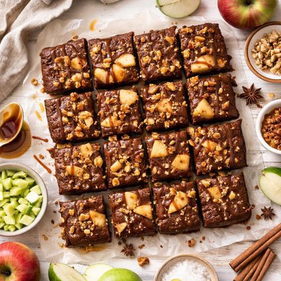 Image of Caramel Apple Brownie Dessert