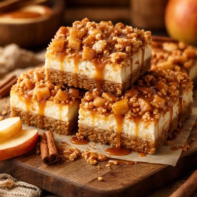 Image of Caramel Apple Cheesecake Bars