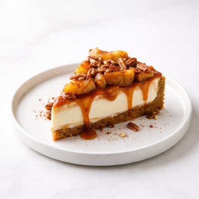 Image of Caramel Apple Cheesecake Pie