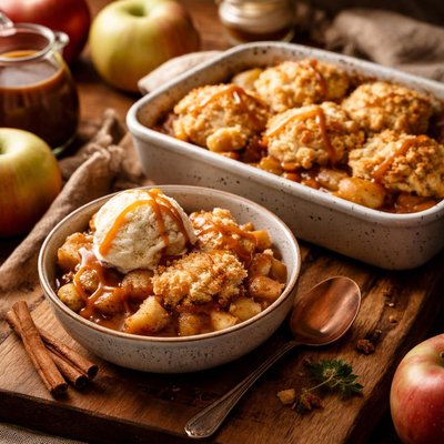 Image of Caramel Apple Cobbler