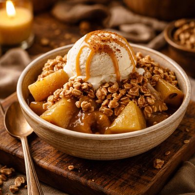 Image of Caramel Apple in a Bowl
