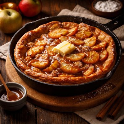 Image of Caramel Apple Oven Pancake