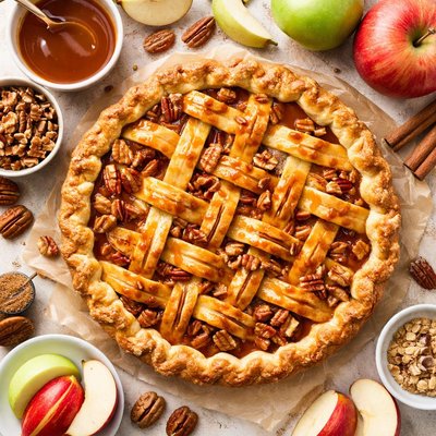 Image of Caramel Apple Pecan Pie
