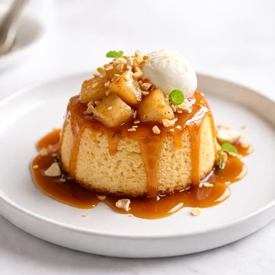 Image of Caramel Apple Sponge Pudding