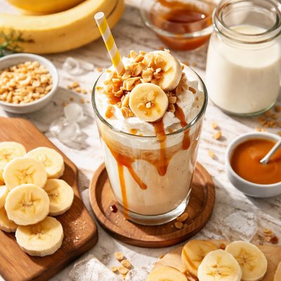 Image of Caramel Banana Milkshake
