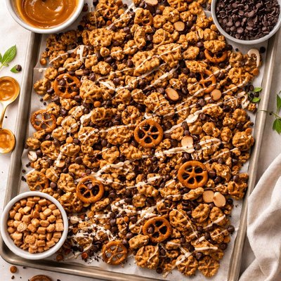 Image of Caramel Chocolate Chex Cereal Drizzles