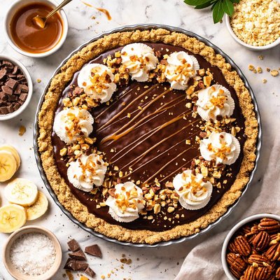 Image of Caramel Chocolate Pie