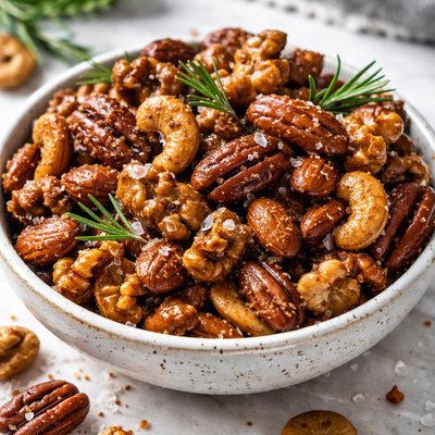 Image of Caramel Coated Spiced Nuts
