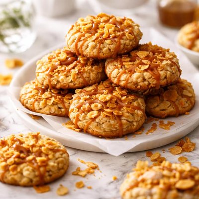 Image of Caramel Cornflake Cookies