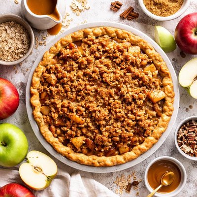 Image of Caramel Crunch Apple Pie