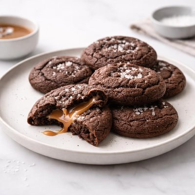 Image of Caramel Filled Chocolate Cookies