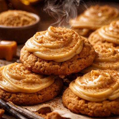 Image of Caramel Frosting Brown Sugar Drops