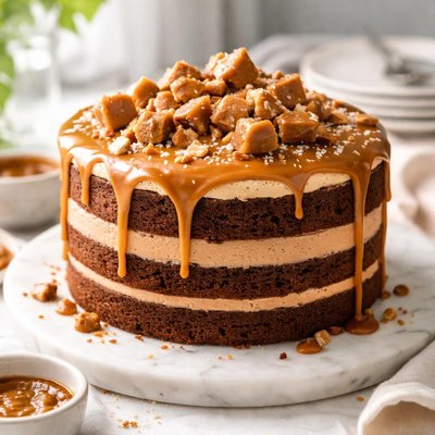 Image of Caramel Fudge Cake