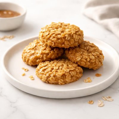 Image of Caramel Golden No Bake Cookies