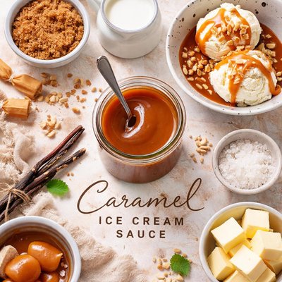 Image of Caramel Ice Cream Sauce
