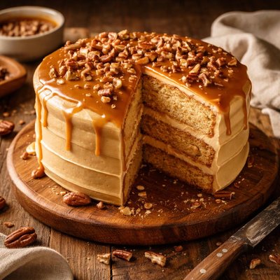 Image of Caramel Layer Cake Light