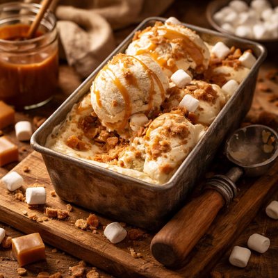 Image of Caramel Marshmallow Ice Cream