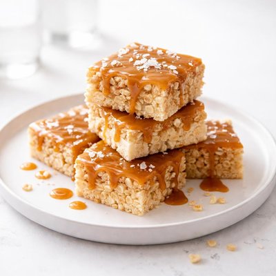 Image of Caramel Marshmallow Rice Crispy Treats