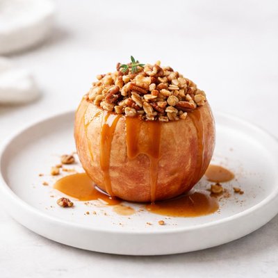 Image of Caramel Oatmeal Baked Apple