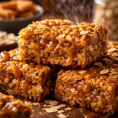 Image of Caramel Oatmeal Chewy Bars