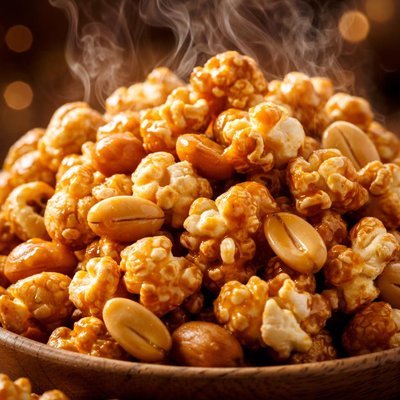 Image of Caramel Peanut Popcorn