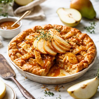 Image of Caramel Pear Pie