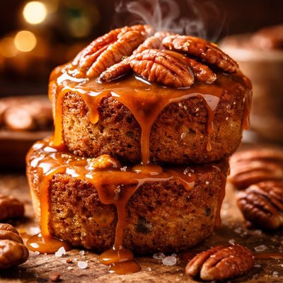 Image of Caramel Pecan Cakes