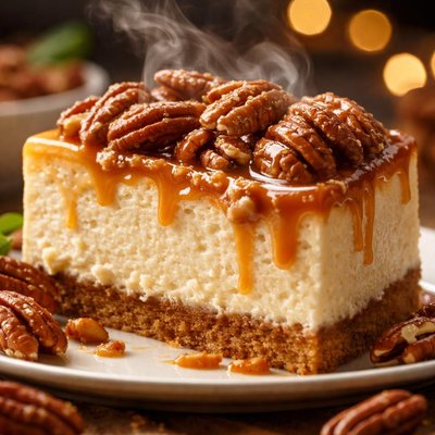 Image of Caramel Pecan Cheesecake