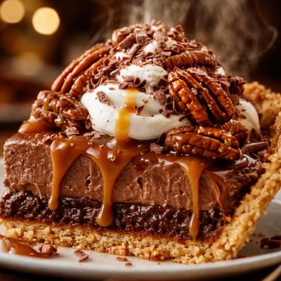 Image of Caramel Pecan French Silk Pie
