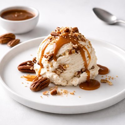 Image of Caramel Pecan Ice Cream Dessert