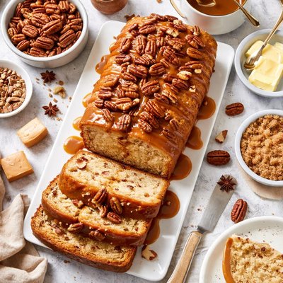Image of Caramel Pecan Pound Cake