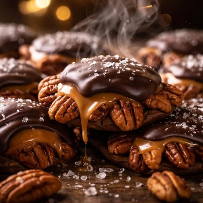 Image of Caramel Pecan Turtle Chocolate Candies