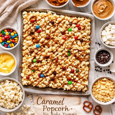 Image of Caramel Popcorn No Bake Yummo