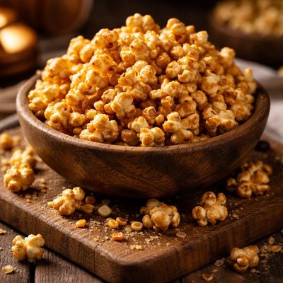 Image of Caramel Popcorn Not Too Sweet or Sticky