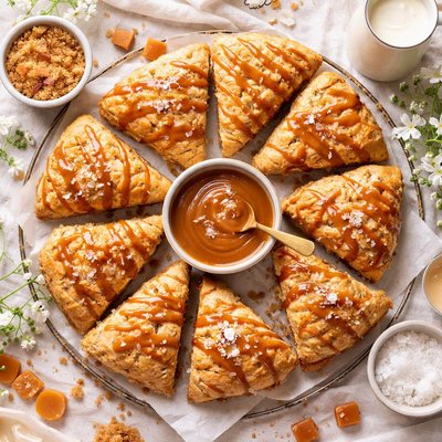Image of Caramel Scones by June