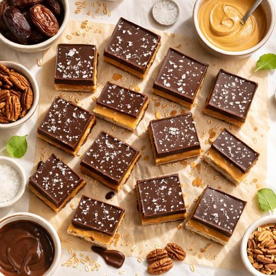 Image of Cuadrados de Caramelo Vegano