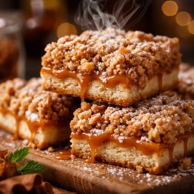 Image of Caramel Streusel Bars