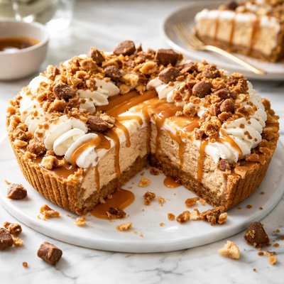 Image of Caramel Toffee Ice Cream Pie