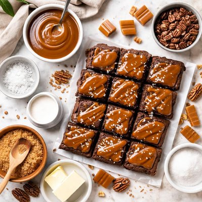 Image of Caramel Topping for Brownies