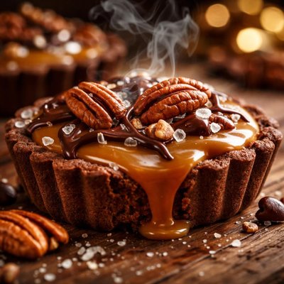 Image of Caramel Turtle Tart