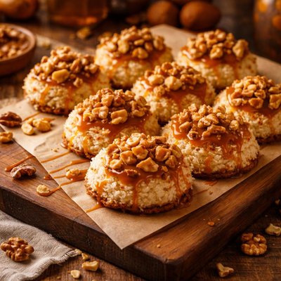 Image of Caramel Walnut Macaroons