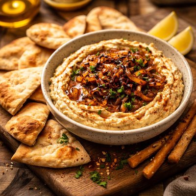 Image of Caramelised Onion Hummus