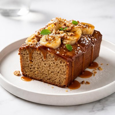 Image of Caramelized Banana Loaf Cake