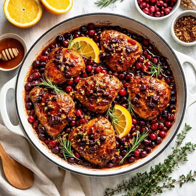Image of Caramelized Cranberry Chicken