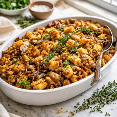 Image of Caramelized Onion and Cornbread Stuffing