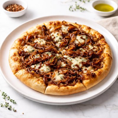 Image of Caramelized Onion and Gorgonzola Pizza