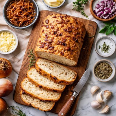 Image of Caramelized Onion Bread Bread Machine