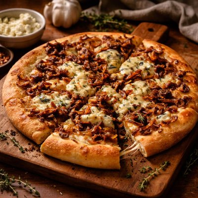 Image of Caramelized Onion Gorgonzola Pizza
