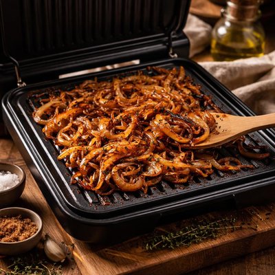 Image of Caramelized Onion on Your Indoor Grill