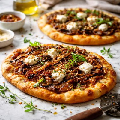 Image of Caramelized Onion Pizzas